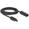 Delock DL4 Solar Kabelis 4 mm² Stecker zu Buchse 3 m juodas