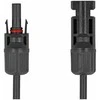 Delock DL4 Solar Kabelis 4 mm² Stecker zu Buchse 3 m juodas