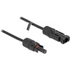 Delock DL4 Solar Kabelis 4 mm² Wtyczka do gniazda 1 m juoda