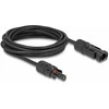 Delock DL4 Solar Kabelis 4 mm² Stecker zu Buchse 5 m juodas