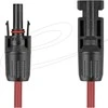 Delock DL4 Solar Kabelis 4 mm² Stecker zu Buchse 3 m raudona