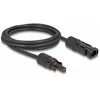 Delock DL4 Solar Kabelis 6 mm² Stecker zu Buchse 5 m juodas