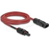 Delock DL4 Solar Kabelis 6 mm² Stecker zu Buchse 3 m raudona