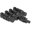 Delock DL4 Solar Konnektor 1 x Buchse zu 4 x Stecker