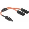 Delock DL4 Solar Splitter Kabelis 1 x Buchse zu 2 x Stecker 30 cm raudona