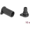 Delock DL4 Staubschutz für Stecker und Buchse, Silikon, 2-teilig, juodas 10er Set
