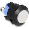 Delock Drucktaster zum Einbau 16 mm 2 x Schraubklemme Taster hoch Kunststoff Snap in Montage