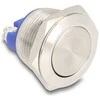Delock Drucktaster zum Einbau 19 mm 2 x Schraubklemme Taster flach