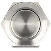 Delock Drucktaster zum Einbau 19 mm 2 x Schraubklemme Taster flach