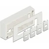 Delock Easy 45 Aufputzgehäuse 152 x 82 mm, baltas