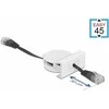 Delock Easy 45 Modul Netzwerk Aufrollkabel RJ45 Cat.5e juodas
