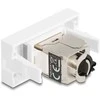 Delock Easy 45 Modul RJ45 Buchse zu LSA Cat.6A STP mit Verschlussclip und kabelbinderfrei