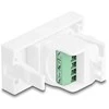 Delock Easy 45 Modul USB 2.0 Typ-A Buchse zu Terminalblock baltas