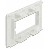 Delock Easy 45 - Baltas - Acrylonitrile butadiene styrene (ABS) - Matte - Screwless - 130 mm - 20 mm