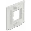 Delock Easy 45 - Baltas - Acrylonitrile butadiene styrene (ABS) - Matte - Screwless - 80 mm - 20 mm