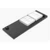 Delock Easy 45 Modulträger für Tisch- oder Wandmontage - 4 Port (22,5 x 45 mm) oder 2 Port (45 x 45 mm), Metall, juodas