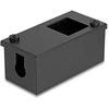 Delock Easy 45 Modulträger für Tisch- oder Wandmontage - 2 Port (22,5 x 45 mm) oder 1 Port (45 x 45 mm), Metall, juodas