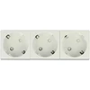Delock Easy 45 Schutzkontakt-Steckdose 3-fach 45°-Anordnung 45 x 45 mm 5 Stück