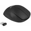 Pelė Delock 12598 - dešinei rankai - Vertical design - Bluetooth+USB Type-A - 1600 DPI - Juodas,Raudona