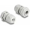 Delock EX-Kabelverschraubung M12 grau 2 vnt.