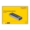 HUB USB Delock DELOCK išorės SuperSpeed USB laikiklis mit 10 Uostai + Schther