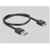 Delock 42011 - HDD/SSD korpusas - 2.5" - Serial ATA III - 5 Gbit/s - USB jungtis - Juodas