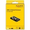 Delock išorinis korpusas SuperSpeed USB, skirtas mSATA SSD