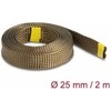 Delock Geflechtschlauch aus Basalt Fasern 2 m x 25 mm braun