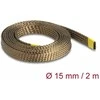 Delock Geflechtschlauch aus Basalt Fasern 2 m x 15 mm braun