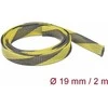 Delock Geflechtschlauch dehnbar 2 m x 19 mm juodas-gelb