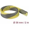 Delock Geflechtschlauch dehnbar 2 m x 38 mm juodas-gelb