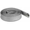 Delock Geflechtschlauch mit Reißverschluss hitzebeständig 3 m x 20 mm grau