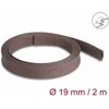 Delock Geflechtschlauch nagerfest dehnbar 2 m x 19 mm braun
