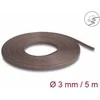 Delock Geflechtschlauch nagerfest dehnbar 5 m x 3 mm braun