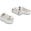 Delock Gehäuse für D-Sub 9 Pin Stecker / Buchse 90° gewinkelt Zinklegierung