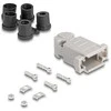 Delock Gehäuse für D-Sub 9 Pin Stecker / Buchse mit Gummidichtungen