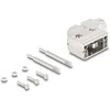 Delock Gehäuse für D-Sub 9 Pin Stecker / Buchse 90° gewinkelt Zinklegierung