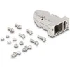 Delock Gehäuse für D-Sub 9 Pin Stecker / Buchse mit Zugentlastung Zinklegierung