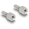 Delock Gehäuse für D-Sub 9 Pin Stecker / Buchse Kunststoffgehäuse für Flachbandkabel