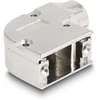 Delock Gehäuse für D-Sub 9 Pin Stecker / Buchse mit Metallhalterung 90° gewinkelt Zinklegierung