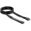 Delock HD Audio Flachbandkabel Mainboard Verlängerungskabel 9 Pin Pfostenstecker zu Pfostenbuchse 70 cm juodas