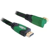 Delock kabelis HDMI A kištukas > HDMI A kištukas kampinis 4K 1 m