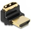 Delock HDMI Adapteris Stecker zu Buchse 90° oben gewinkelt 8K 60 Hz Metall