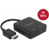 Kompaktiškas „Delock HDMI Audio Extractor“ 4K 60 Hz