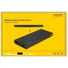 DELOCK HDMI Matrix Switch 4 x HDMI in zu 2 x HDMI out 4K 60 Hz mit Audio Extraktor