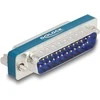 Delock HF/EMI Entstörfilter D-Sub 25 Pin Stecker zu Buchse mit Tiefpass induktiv