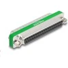 Delock HF/EMI Entstörfilter D-Sub 37 Pin Stecker zu Buchse mit Tiefpass kapazitiv
