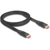 Kabelis Delock High Speed HDMI płaski kabelis 48 Gbps 8K 60 Hz 1 m