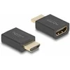 DELOCK High Speed HDMI with Ethernet Adapteris Stecker zu Buchse 8K 60 Hz juodas