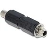 Delock Hohlstecker Adapteris DC 5,5 x 2,1 mm Buchse auf Buchse mit Gewinde gerade